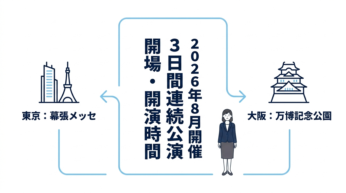 2026年サマーソニックの日程と会場ガイド