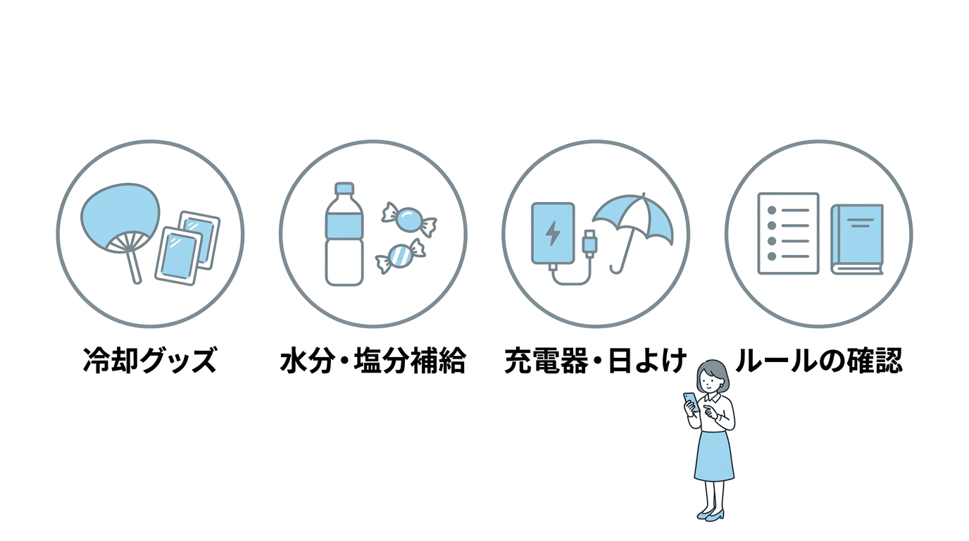 暑さ対策と持ち物リストで快適に楽しむ方法
