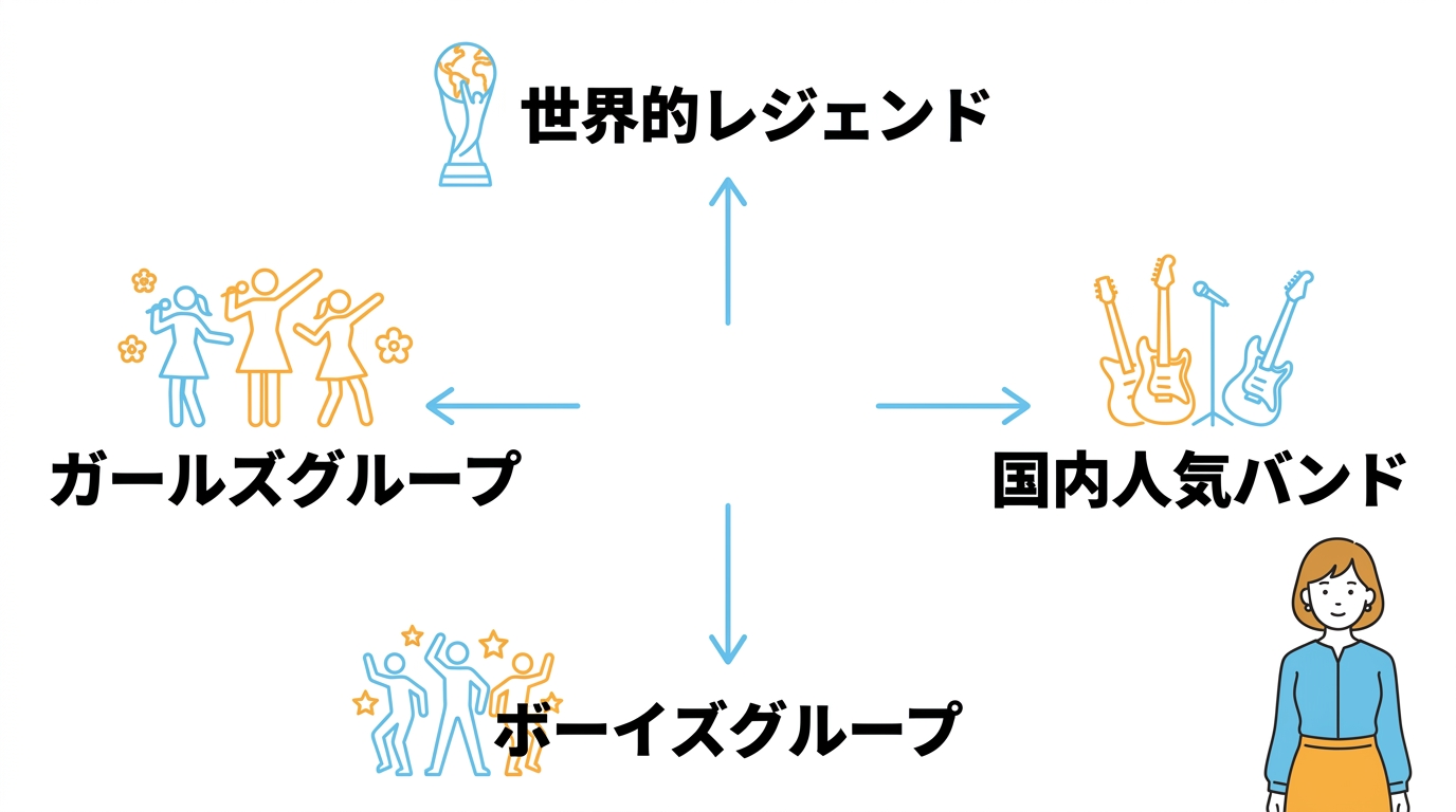 サマーソニックのおすすめアーティスト
