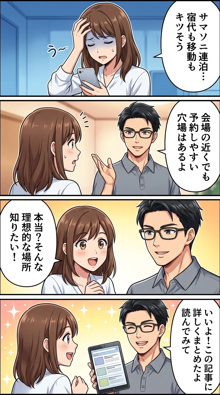 サマーソニック 遠征 ホテル 連泊