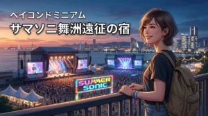 サマーソニック遠征の舞洲宿泊ならここ！ユニバーサルベイコンドミニアムがおすすめ