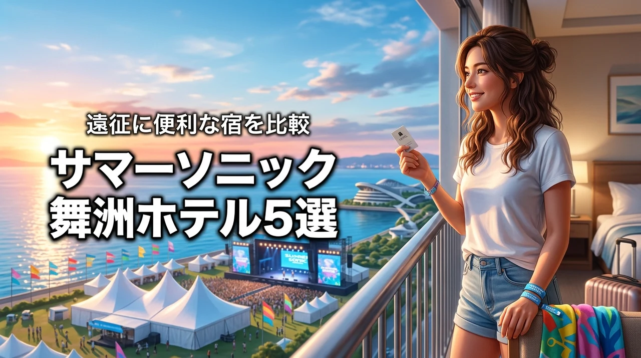サマーソニック遠征の舞洲周辺ホテルおすすめ5選を徹底比較決定版！