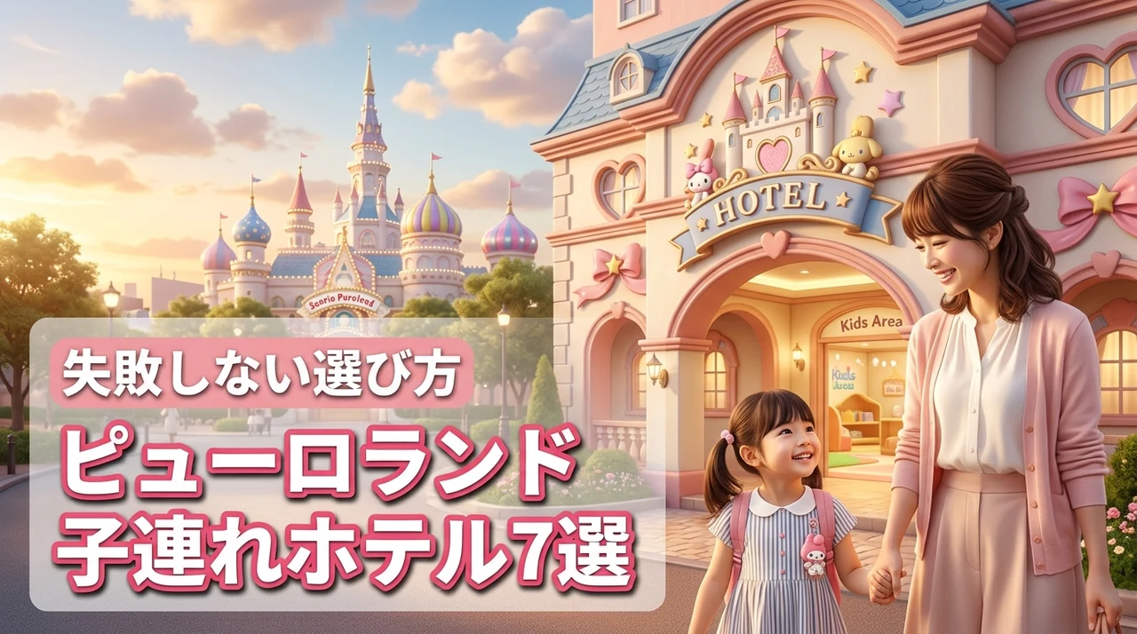 サンリオピューロランド周辺で子連れにおすすめのホテル7選！失敗しない選び方を伝授