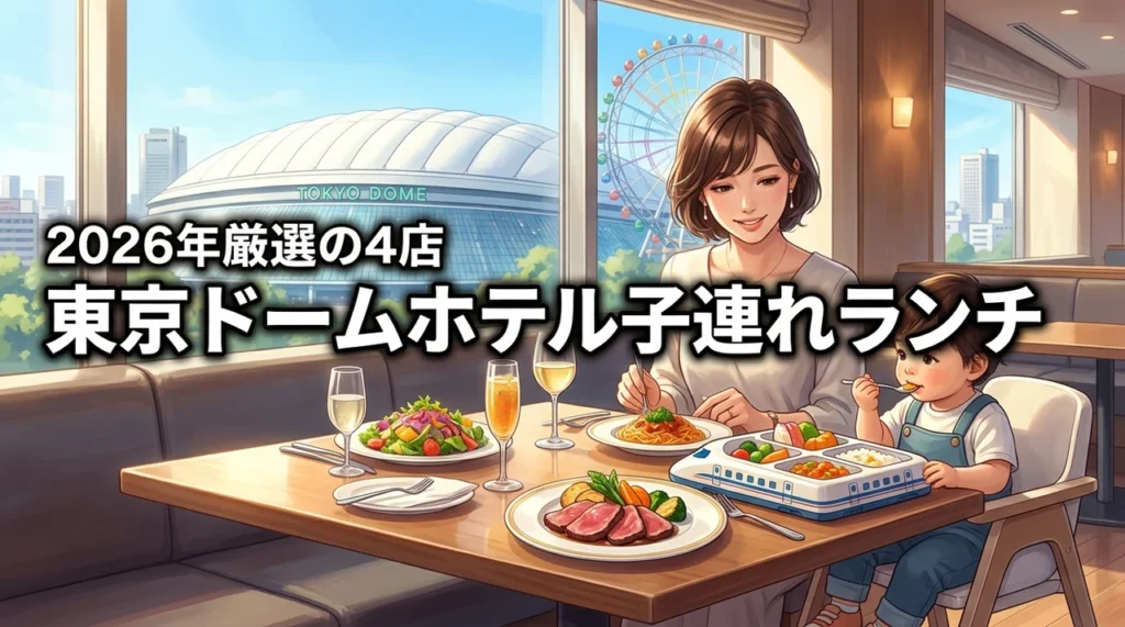 東京ドームホテルの子連れランチにおすすめの4店を厳選！離乳食や椅子の詳細情報