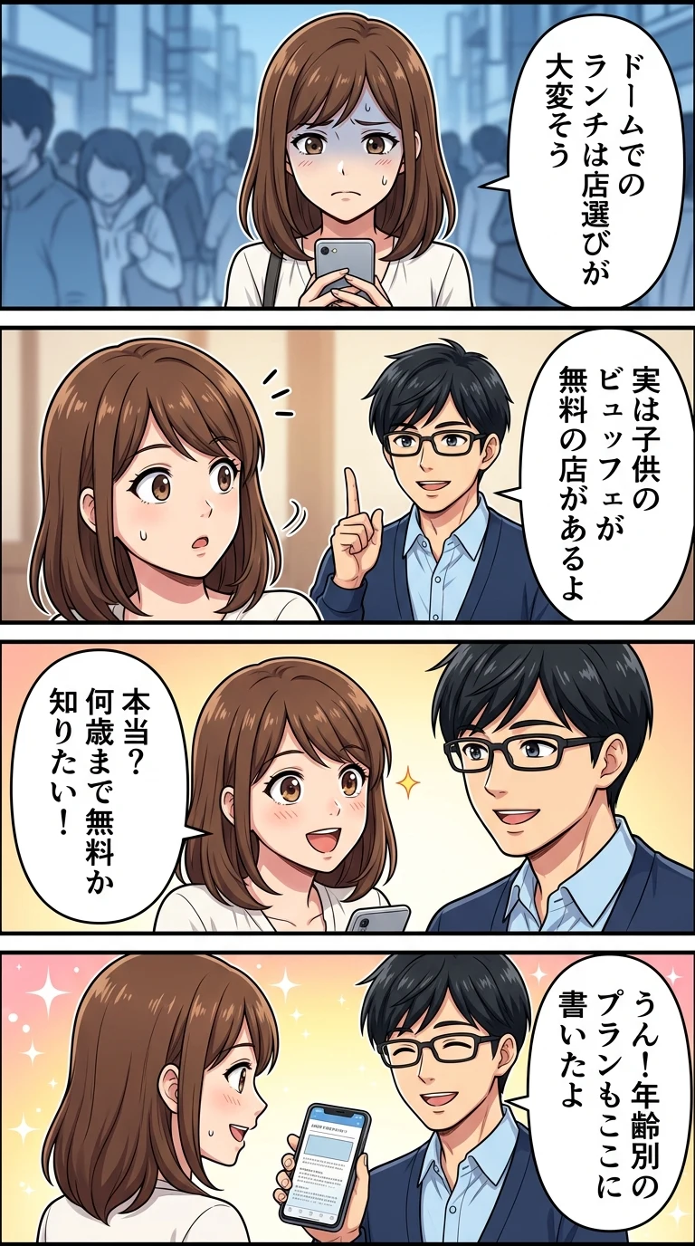 東京 ドーム ホテル 子連れ ランチ