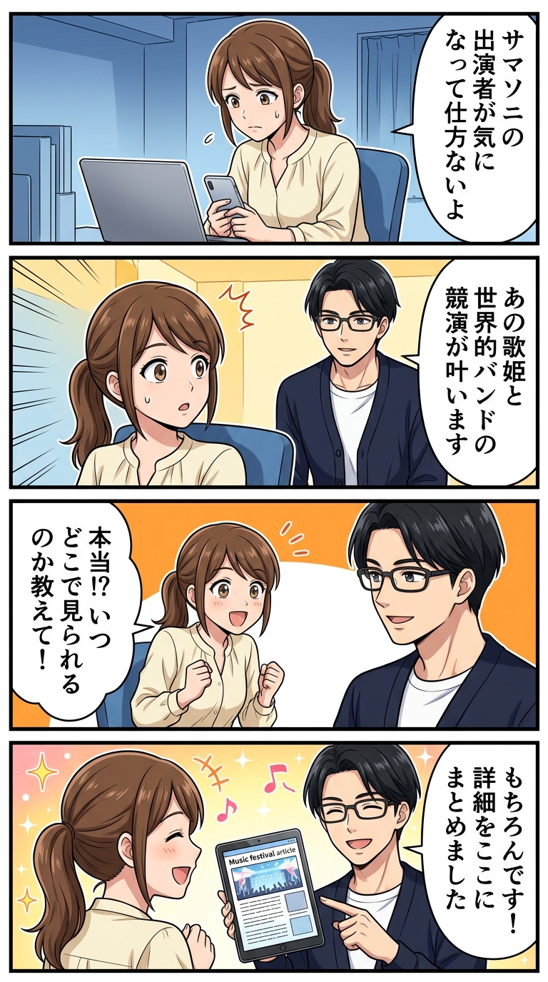 サマーソニック 2026 ヘッドライナー