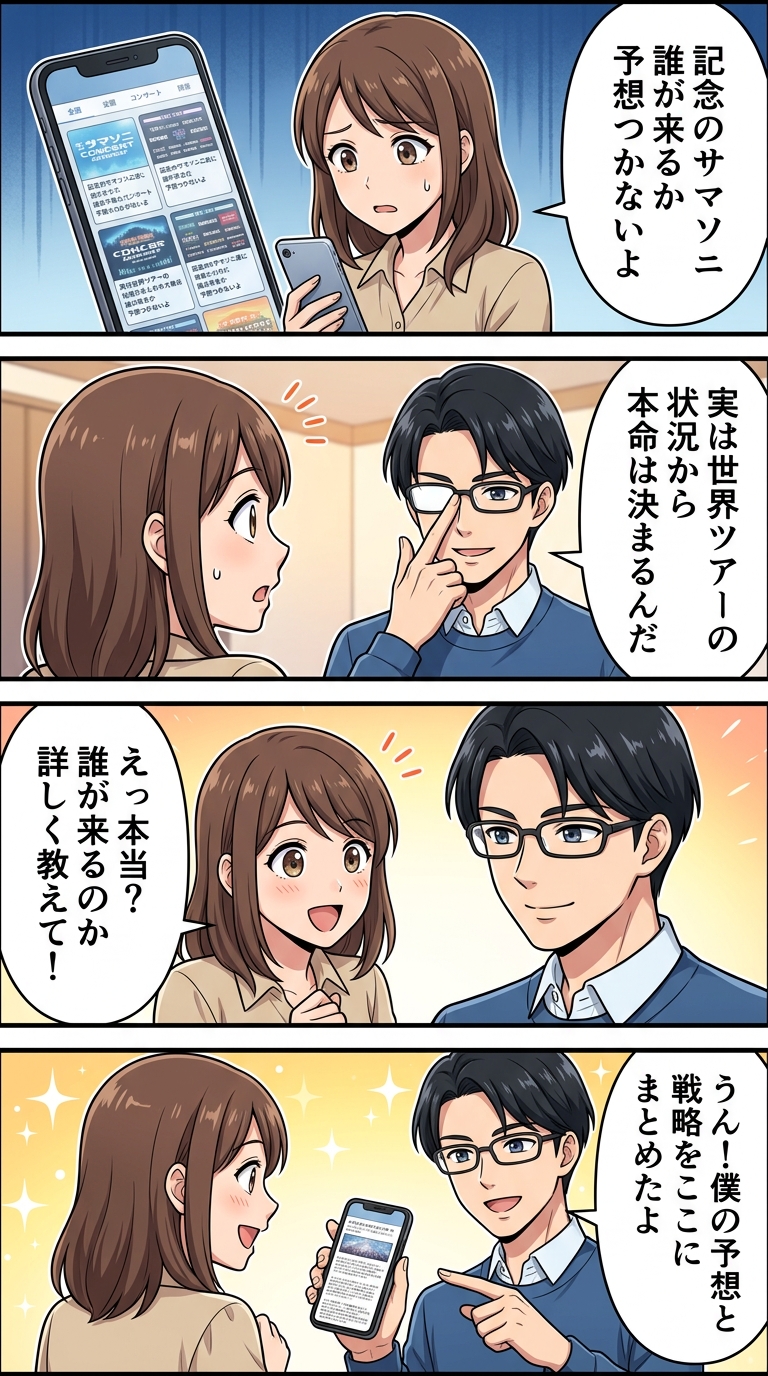 サマーソニック 2026 予想