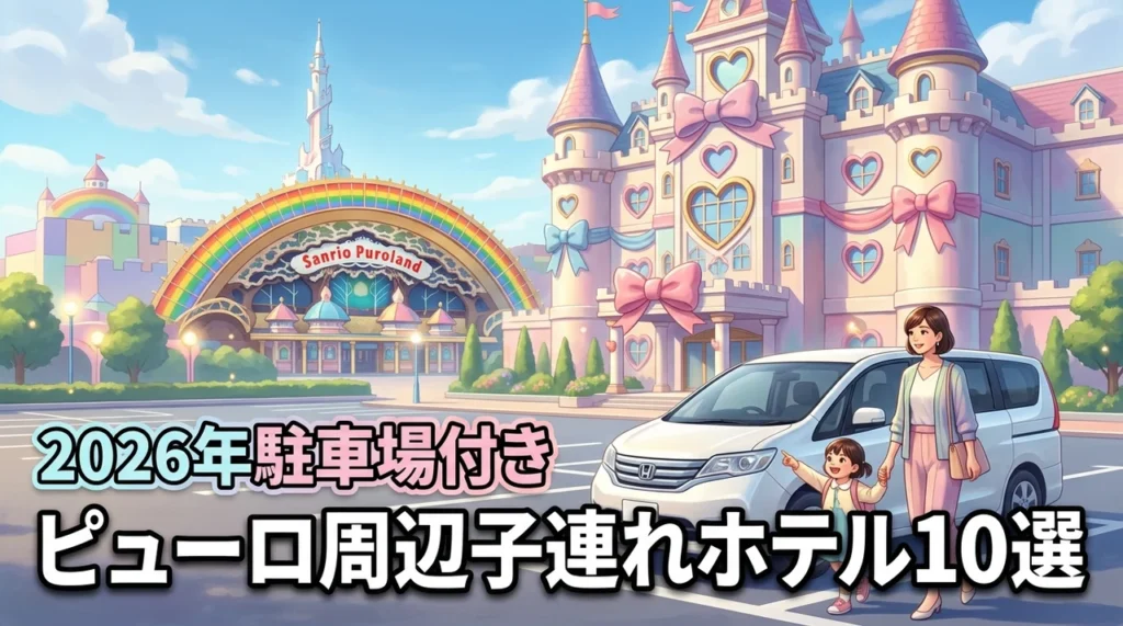 サンリオピューロランド周辺のホテル！駐車場付き子連れ車旅おすすめ10選