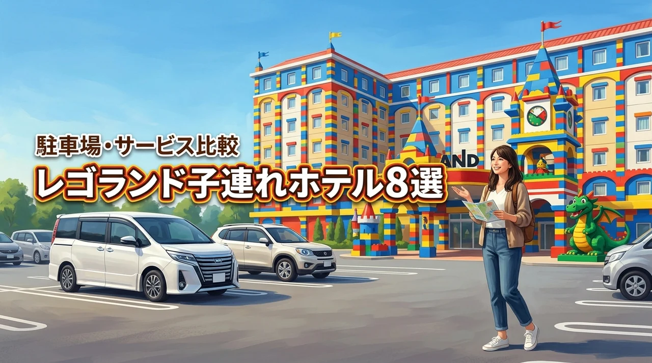 レゴランド周辺で子連れ車旅行におすすめのホテル8選！駐車場やサービスを比較