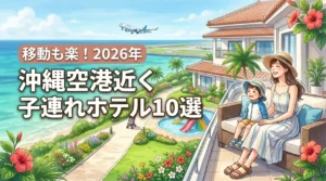 沖縄の空港の近くで子連れに人気のホテル10選！移動の負担を減らす宿選び