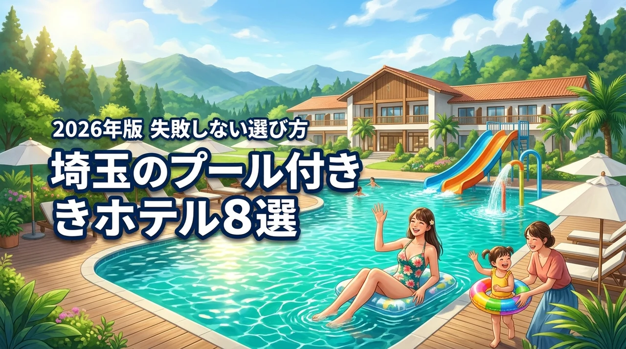 埼玉で子連れにおすすめのプール付きホテル8選！失敗しない宿選びの秘訣