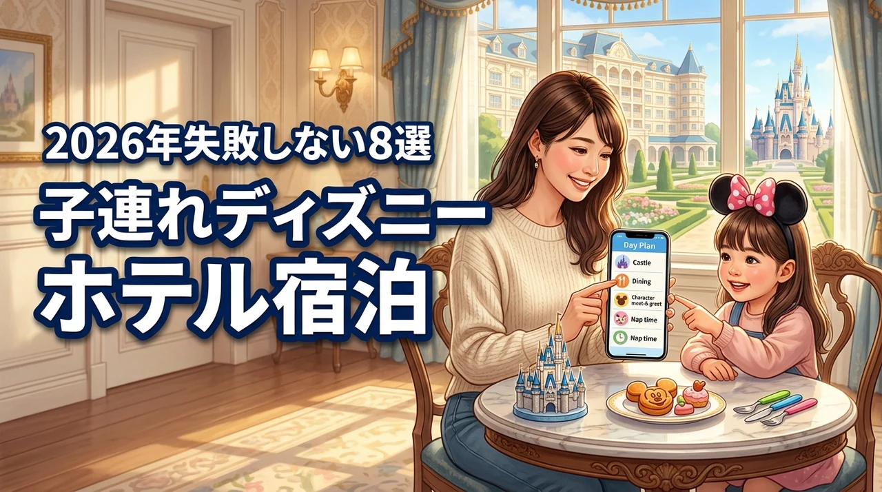 子連れディズニーランドホテル宿泊！失敗しない理想のスケジュール8選