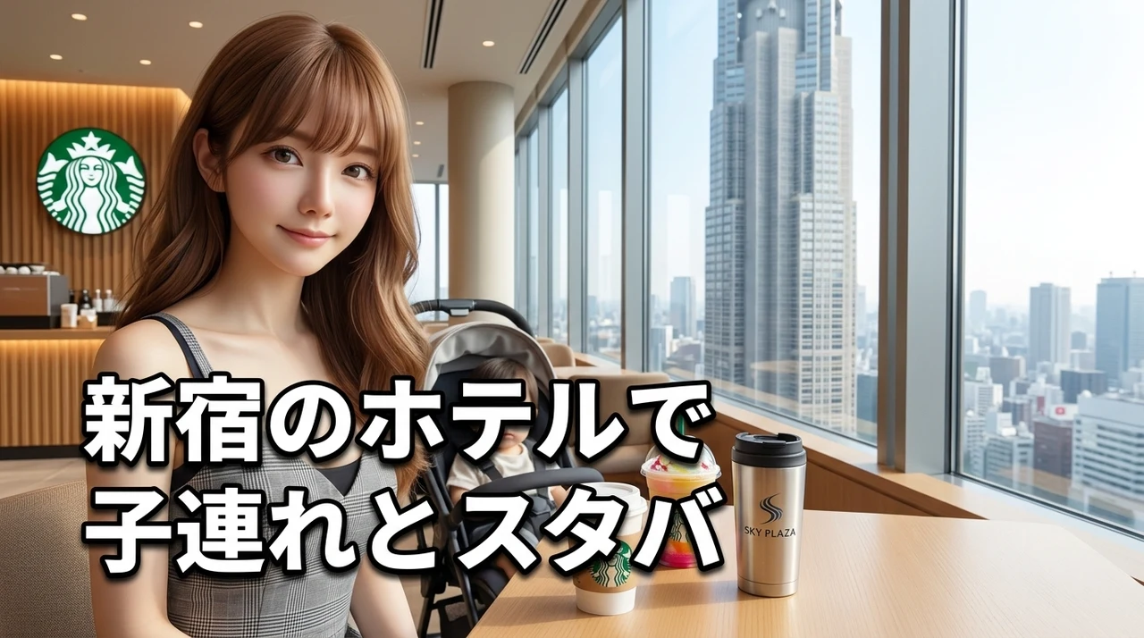 新宿のホテルで子連れとスタバ！SKY PLAZA利用のコツ5選