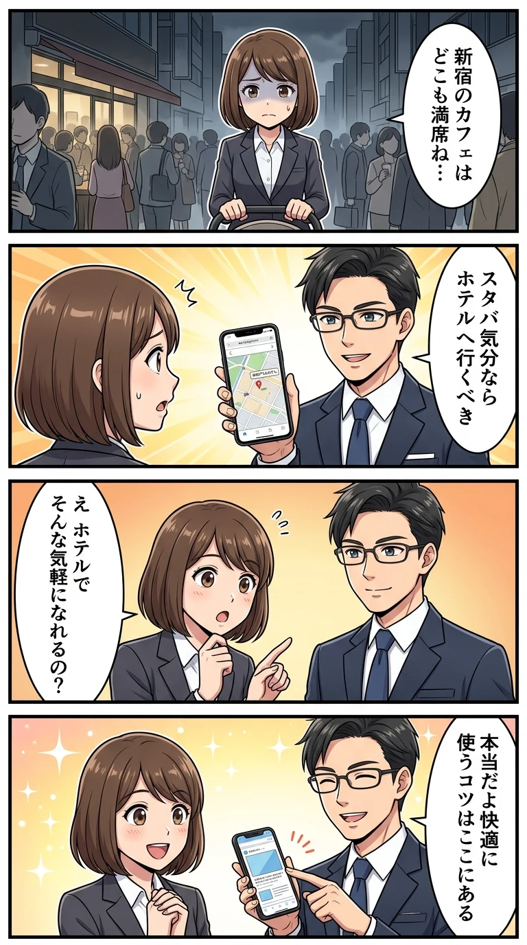 新宿 ホテル 子連れ スタバ