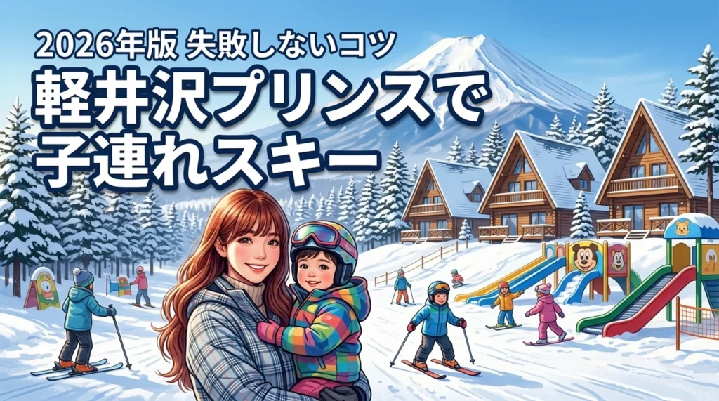 軽井沢プリンスホテルは子連れスキーに最適？エリア選びや失敗しないコツを伝授