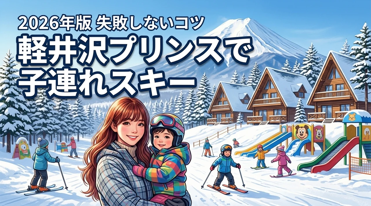 軽井沢プリンスホテルは子連れスキーに最適?エリア選びや失敗しないコツを伝授