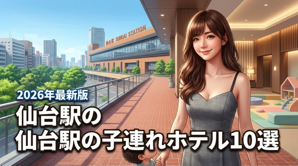 【決定版】仙台駅の子連れホテルはここが正解！家族旅行が快適になる厳選10選