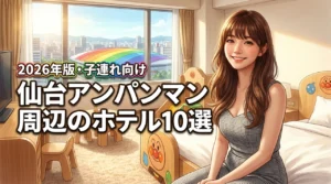 仙台アンパンマンミュージアム周辺のホテル！子連れにおすすめな10選