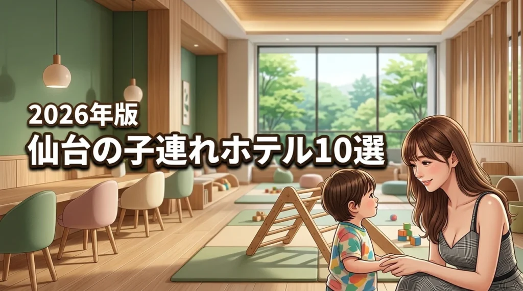 仙台の子連れにおすすめのホテル10選！駅近や温泉など失敗しない宿選びをプロが厳選
