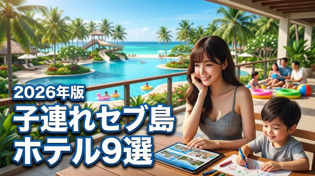 子連れで楽しむセブ島ホテル9選！家族旅行で失敗しない選び方のコツ