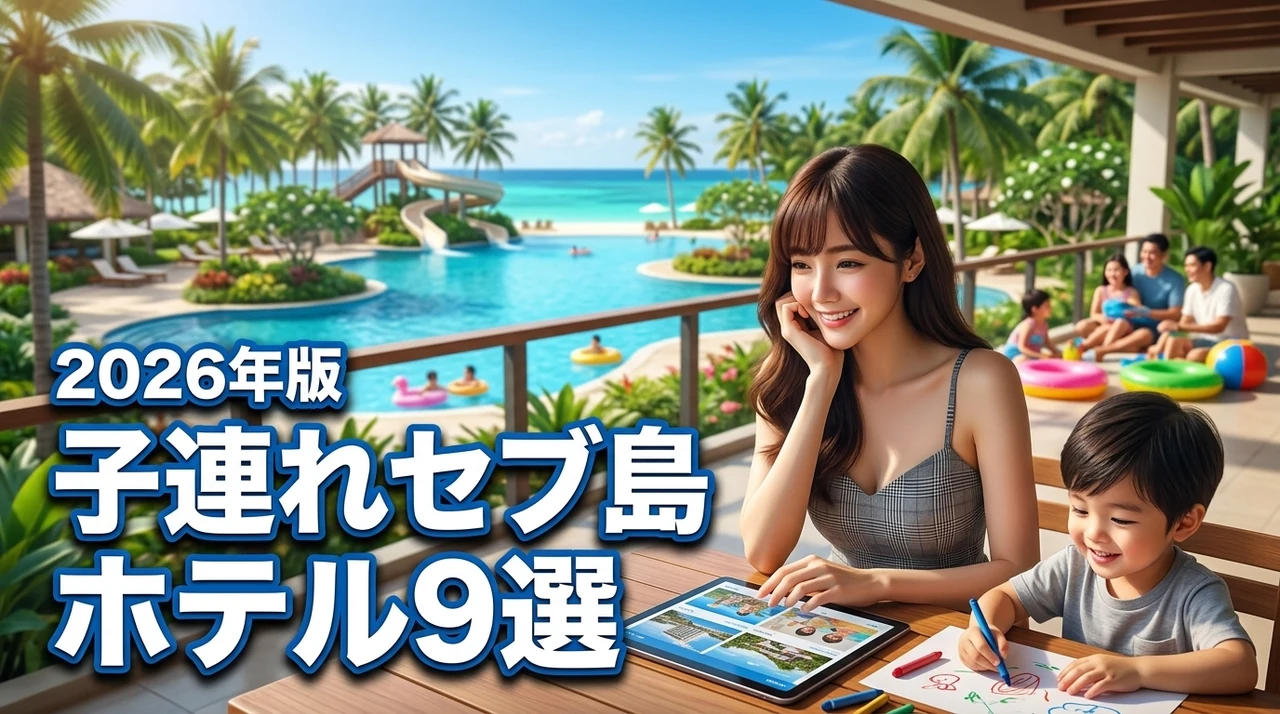 子連れで楽しむセブ島ホテル9選！家族旅行で失敗しない選び方のコツ