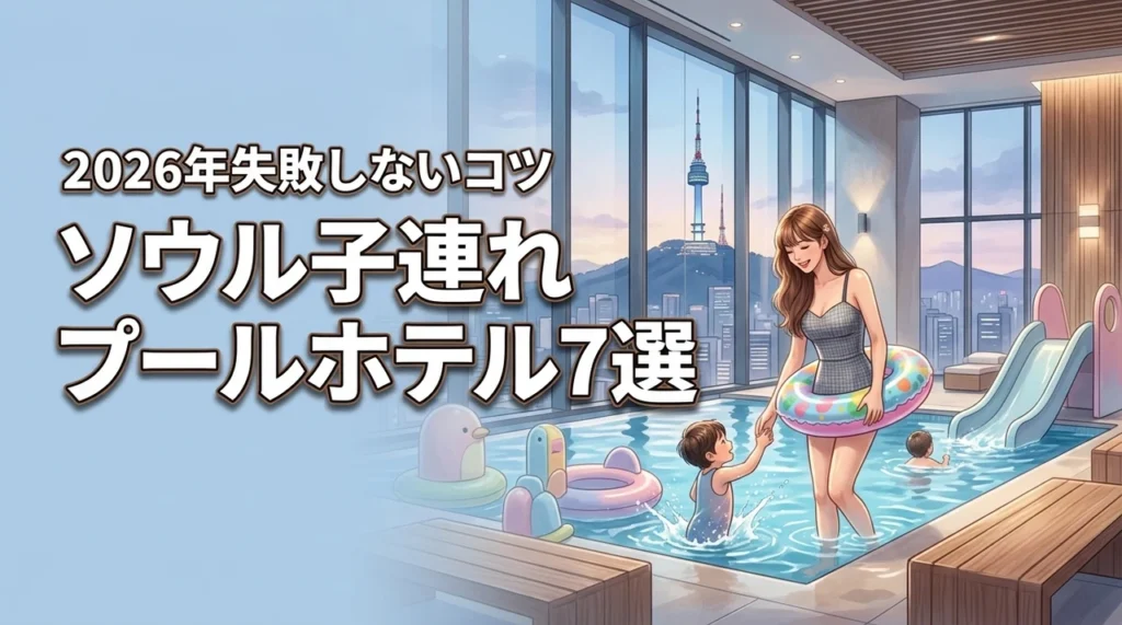 ソウルで子連れに人気のプール付きホテルおすすめ7選！失敗しない選び方のコツも紹介