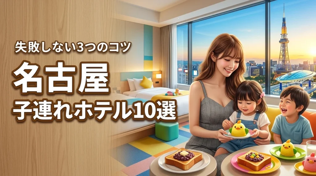 名古屋で子連れ旅行が楽しいホテル10選！失敗しない選び方3つのコツを解説