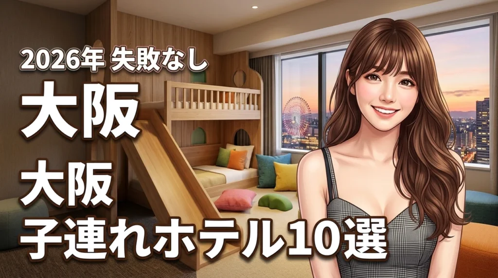 大阪で子連れ旅行が楽しいホテル10選！失敗しない選び方とパパママのメリット