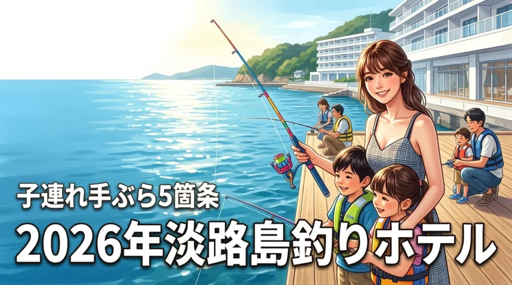 淡路島の釣りホテルで子連れ旅を最高に！手ぶらで初心者が楽しめる5つのポイント