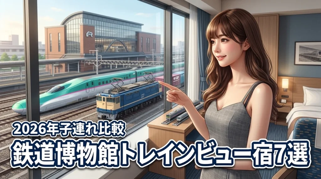 鉄道博物館の周辺ホテルは子連れならトレインビューが正解！厳選7宿を比較