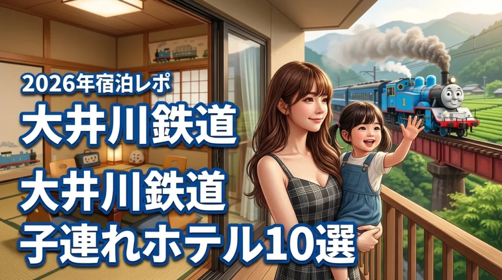 【大井川鉄道】子連れに最適なホテル10選！実際に泊まって感じたメリットを公開