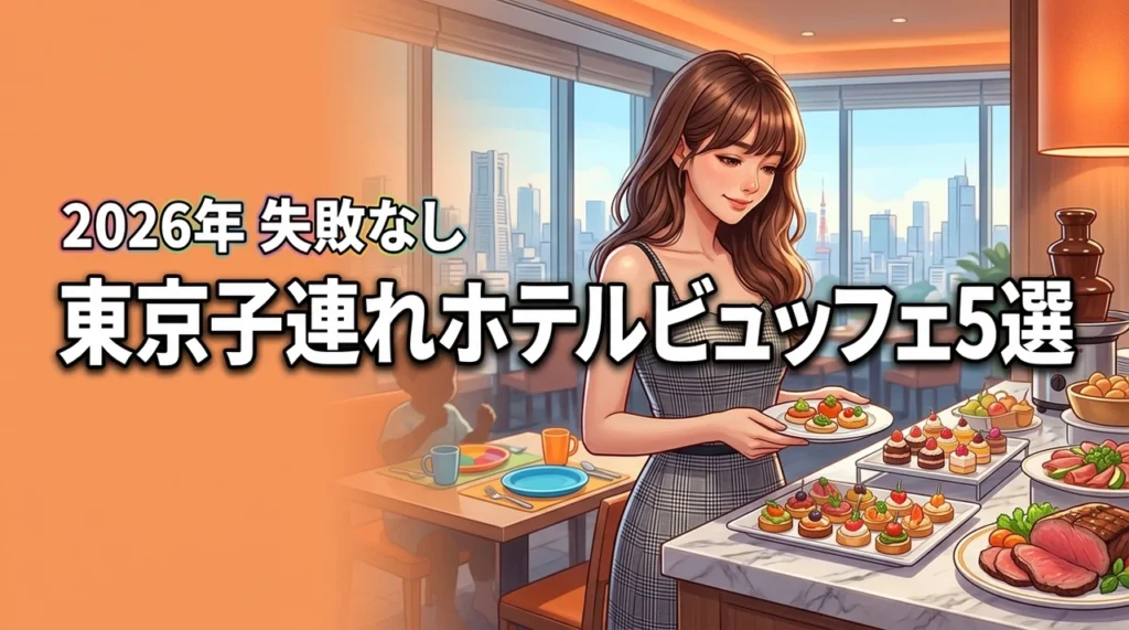 【東京】子連れに人気のホテルビュッフェ厳選5選！失敗しない選び方も解説