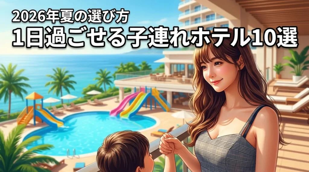 夏の子連れ旅行に！1日過ごせるホテル10選と失敗しない選び方5つのポイント