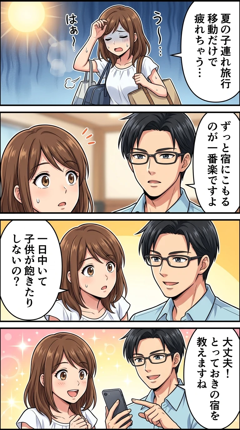 1日 過ごせる ホテル 子連れ 夏