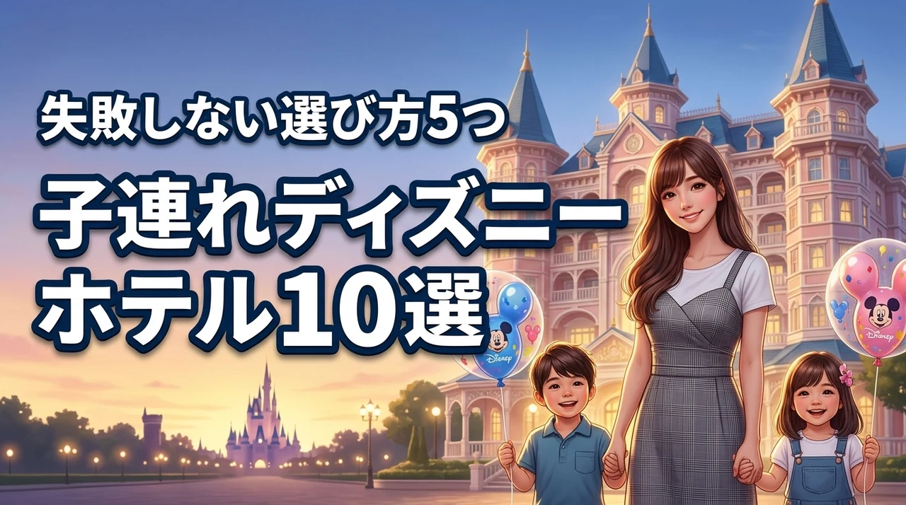 ディズニー近くのホテルで子連れに最適な10選！失敗しない選び方のポイント5つも紹介