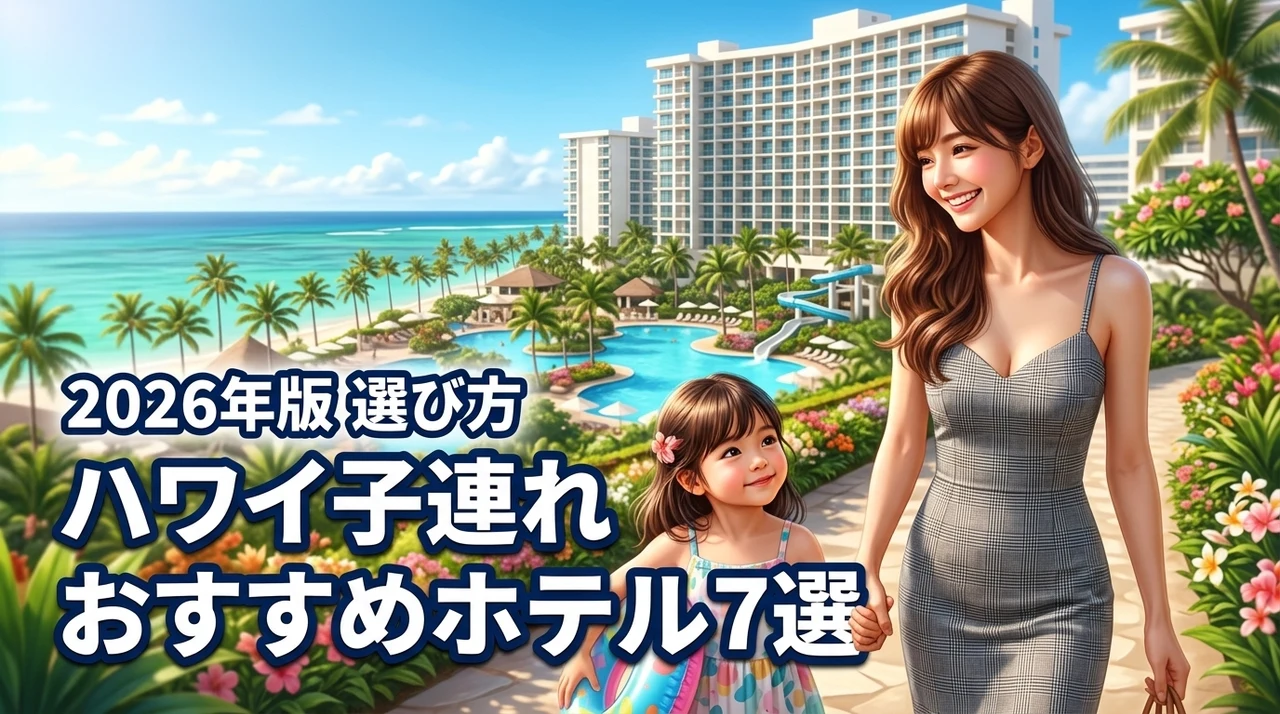 ハワイで子連れ旅行におすすめのホテル7選!失敗しないための選び方も詳しく解説