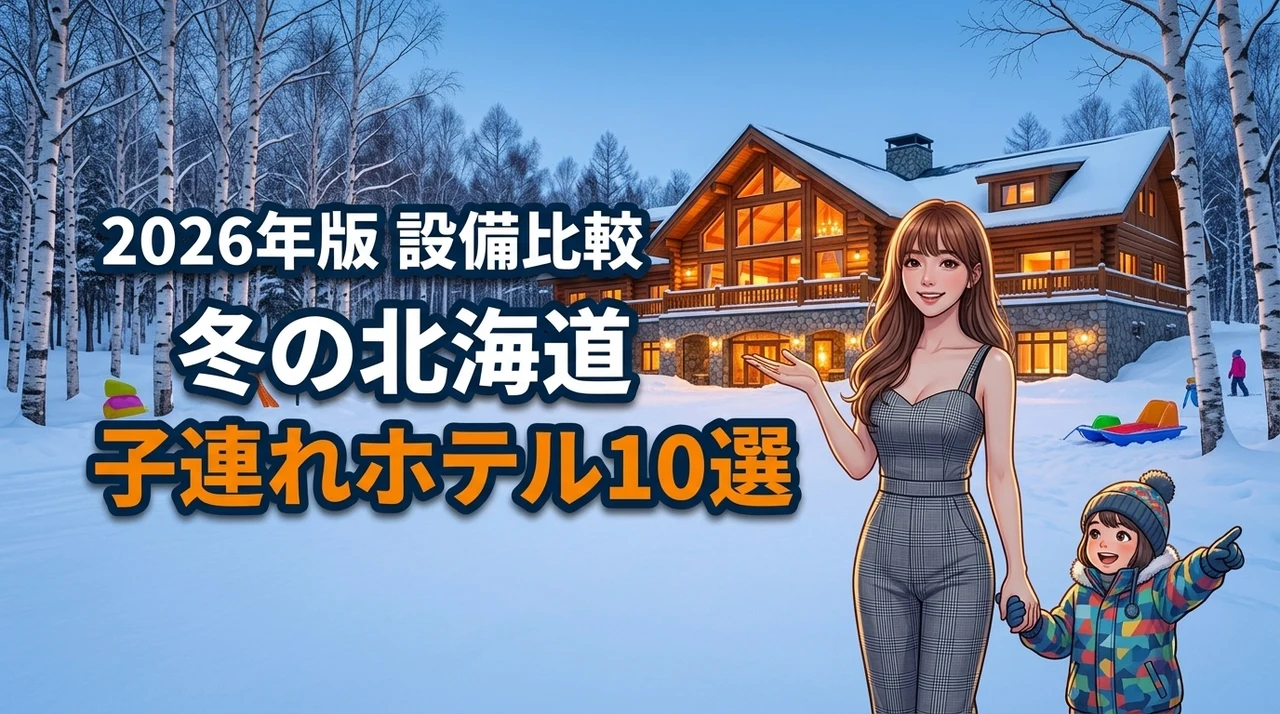 冬の北海道で子連れ旅行におすすめのリゾートホテル10選！雪道移動や設備を徹底比較