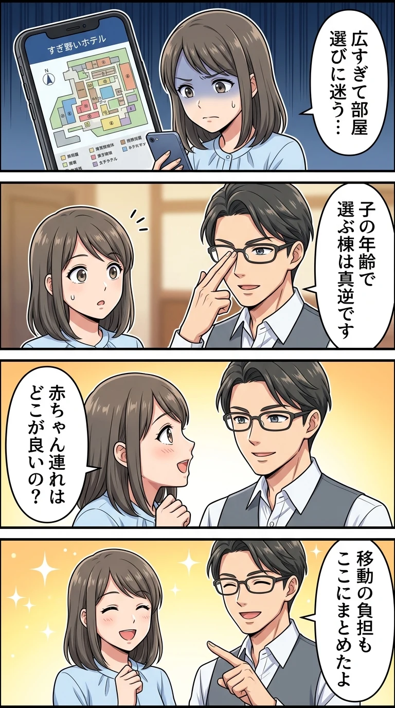 杉 乃井 ホテル 子連れ 部屋