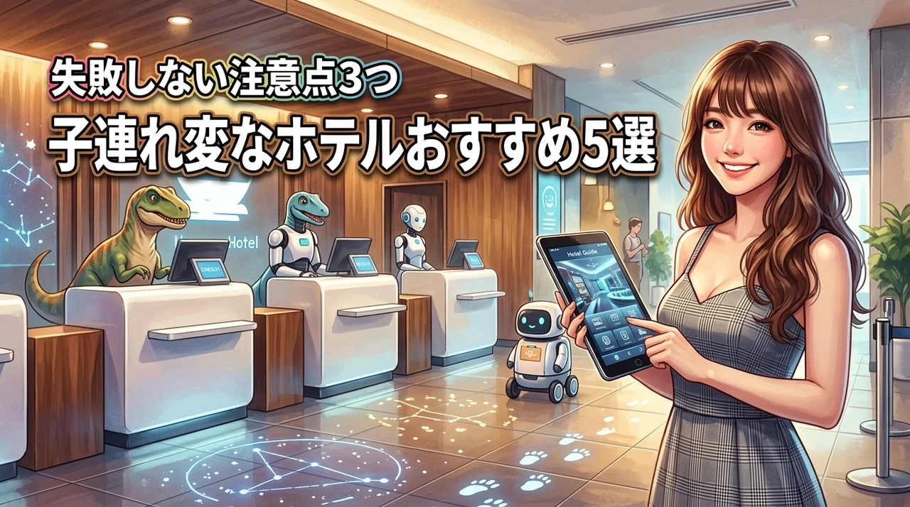 変なホテルを子連れで満喫！おすすめ施設5選と失敗しない3つの注意点を解説