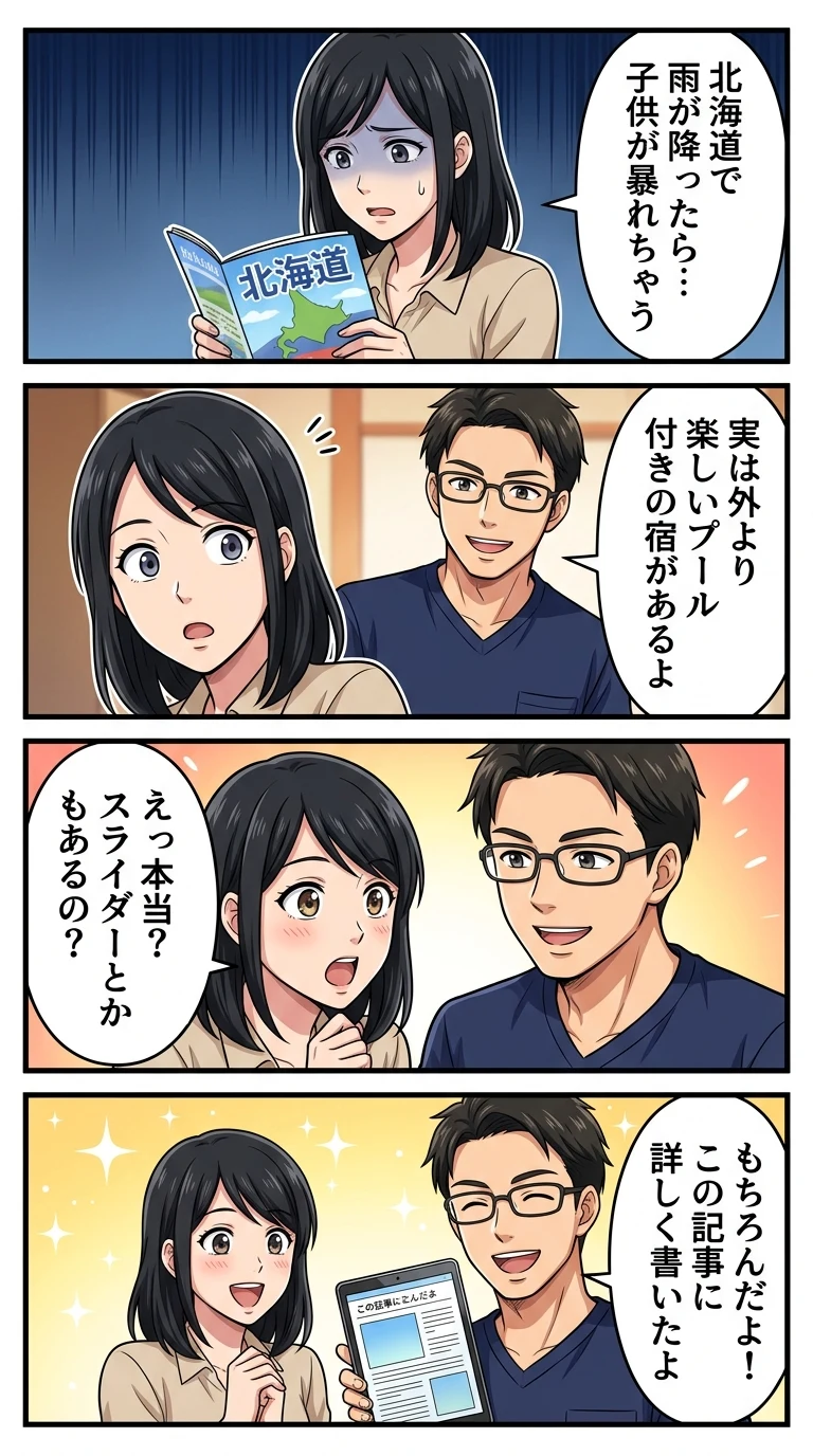 プール 付き ホテル 子連れ 北海道