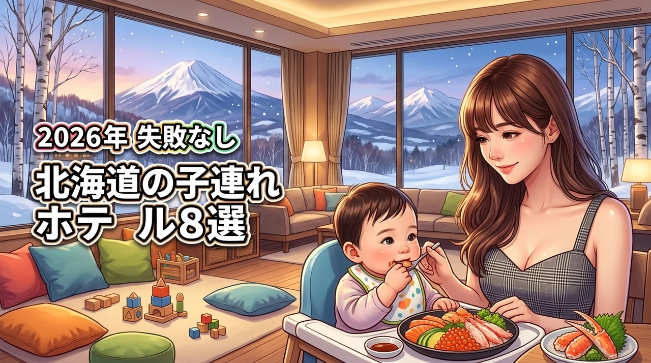 北海道の子連れホテルおすすめ8選！プールや託児など目的別の選び方で失敗を防ぐ