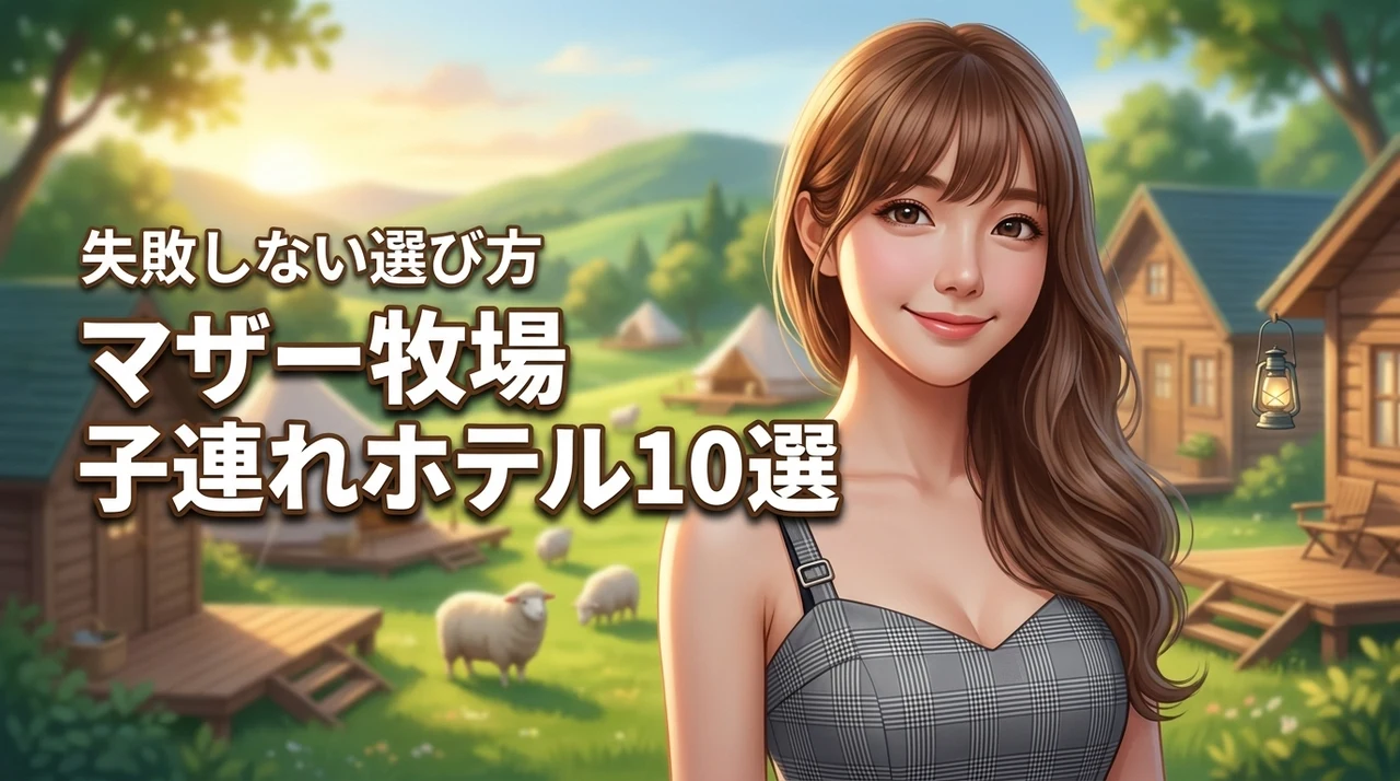 マザー牧場周辺で子連れに人気のホテル10選！失敗しない選び方と宿泊のコツを伝授