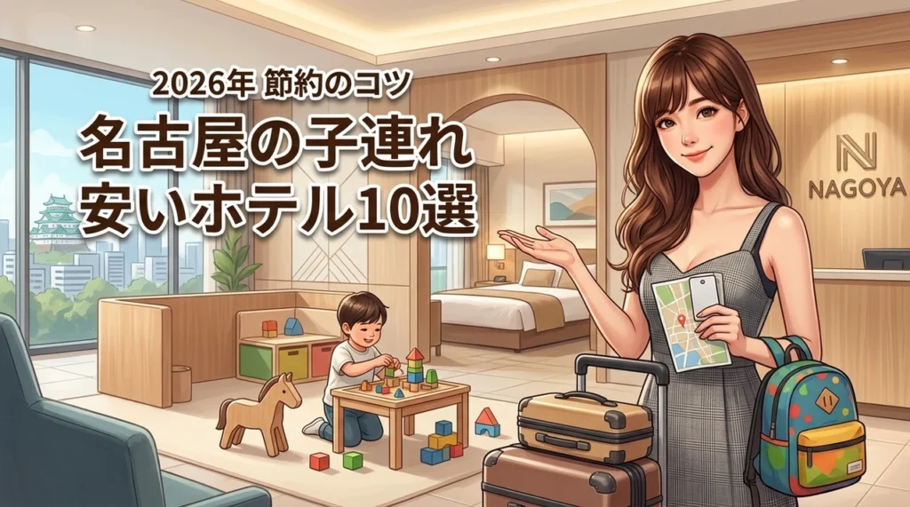 名古屋で子連れに安いおすすめホテル10選！家族旅行の費用を抑えるコツ