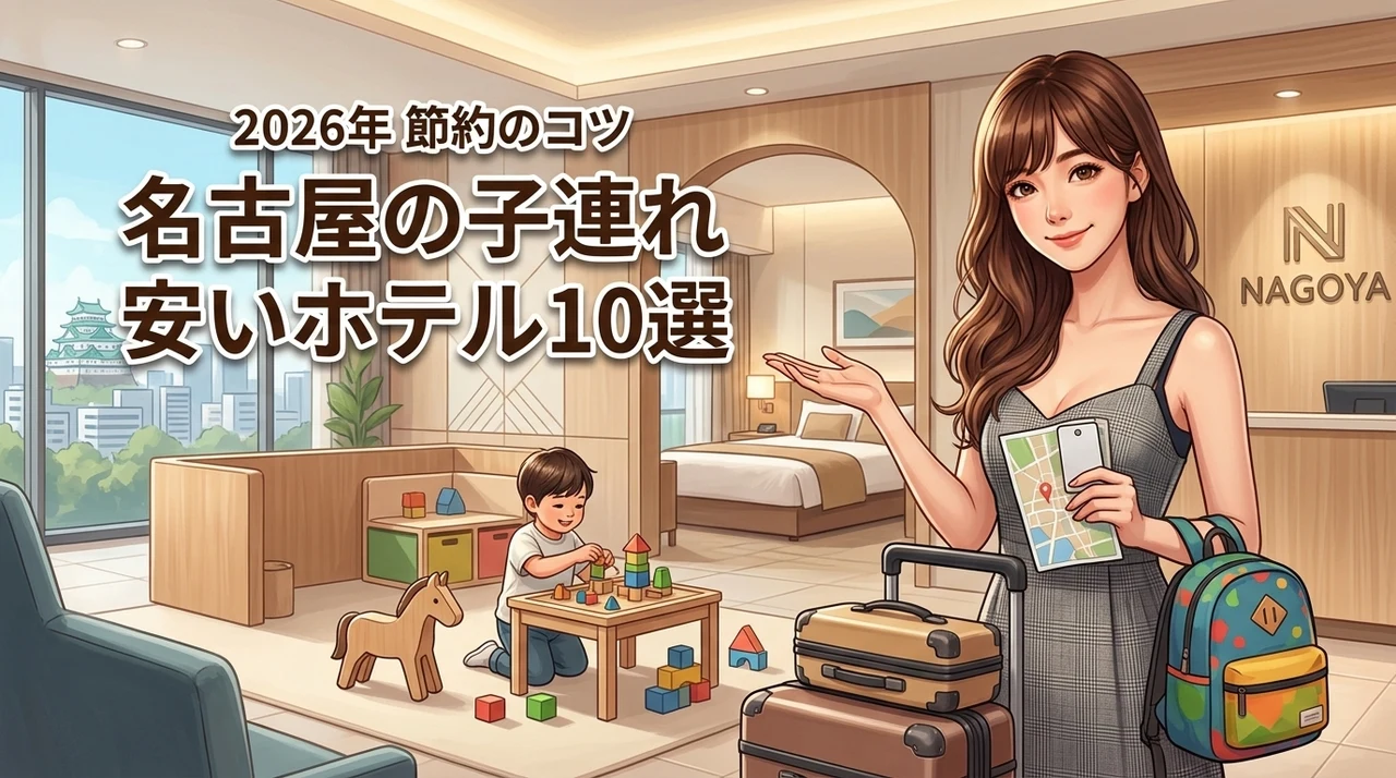 名古屋で子連れに安いおすすめホテル10選！家族旅行の費用を抑えるコツ