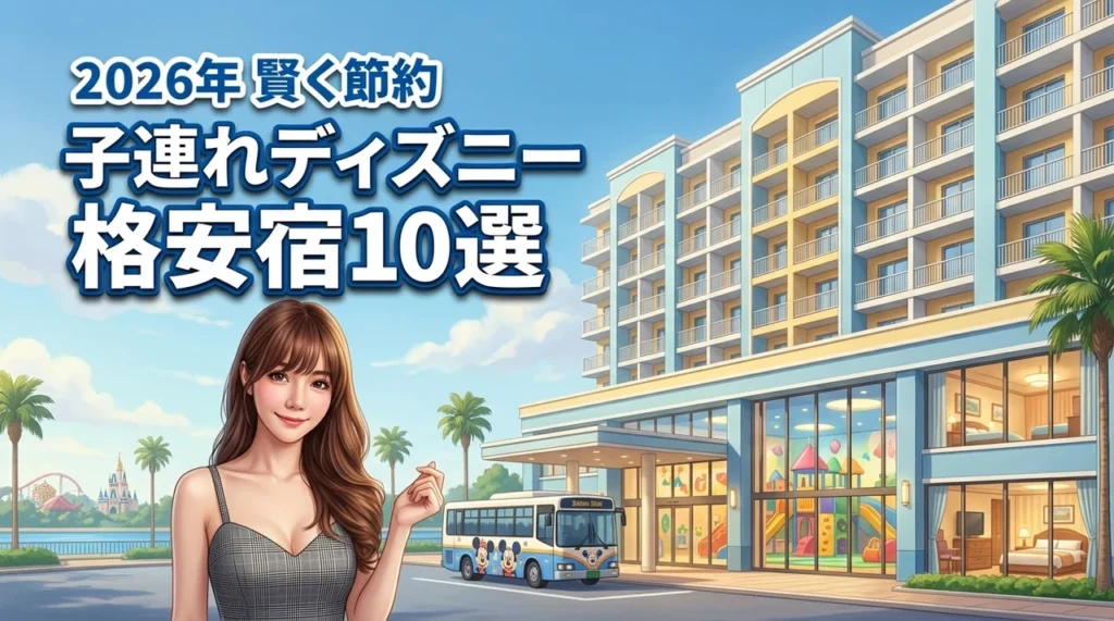 ディズニーランド周辺で子連れに安いホテル10選！家族旅行の費用を賢く抑える選び方