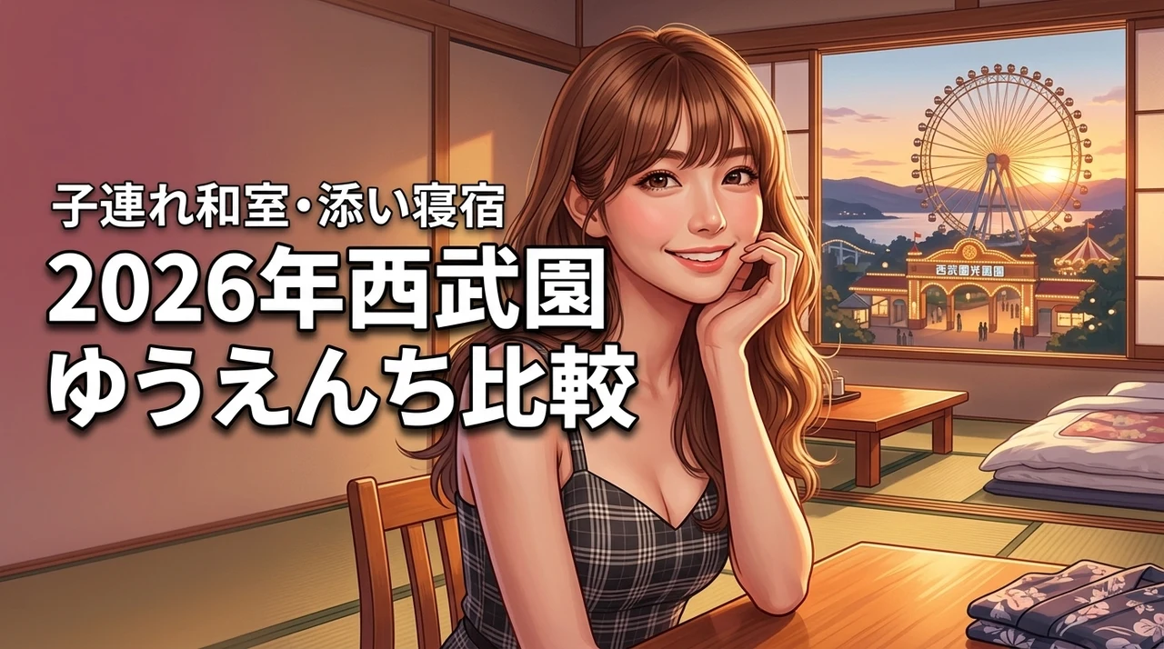 西武園ゆうえんちで子連れ旅行ならどのホテルが正解？和室や添い寝対応の宿を比較