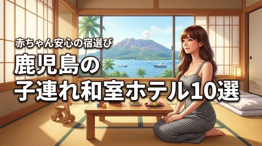 鹿児島で子連れに人気の和室があるホテル10選！赤ちゃんが安全に過ごせる宿選び（記事のアイキャッチ画像）