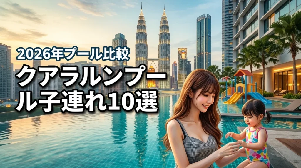 クアラ ルンプールの子連れホテルおすすめ10選！プールが充実した宿を徹底比較（記事のアイキャッチ画像）
