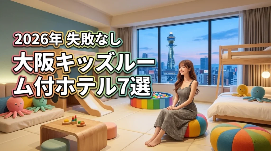大阪で子連れに嬉しいキッズルームがあるホテル7選！失敗しない選び方のコツ（記事のアイキャッチ画像）