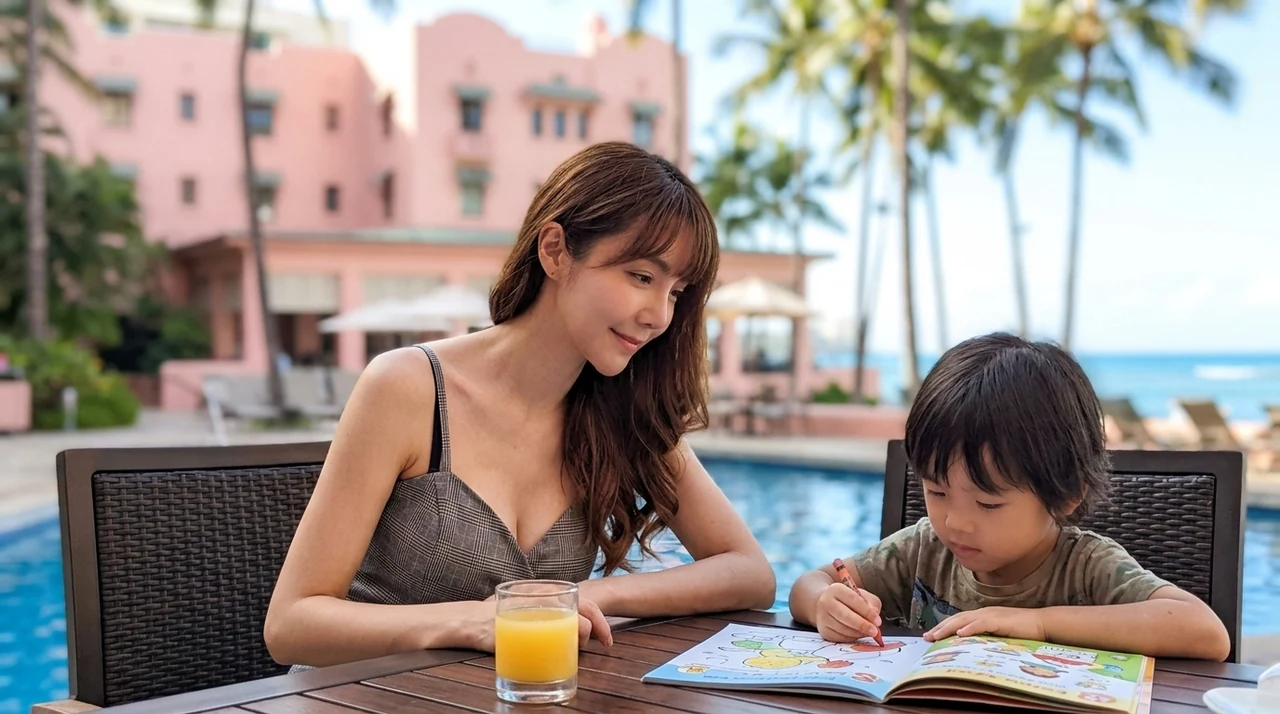 ロイヤル ハワイアン ホテルの子連れ宿泊を徹底レビューをイメージした写真風の画像